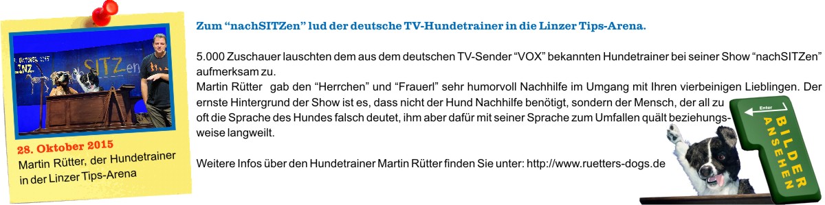 Martin Rütter Show nachSITZen