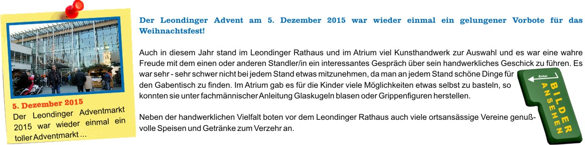 Leondinger Adventmarkt