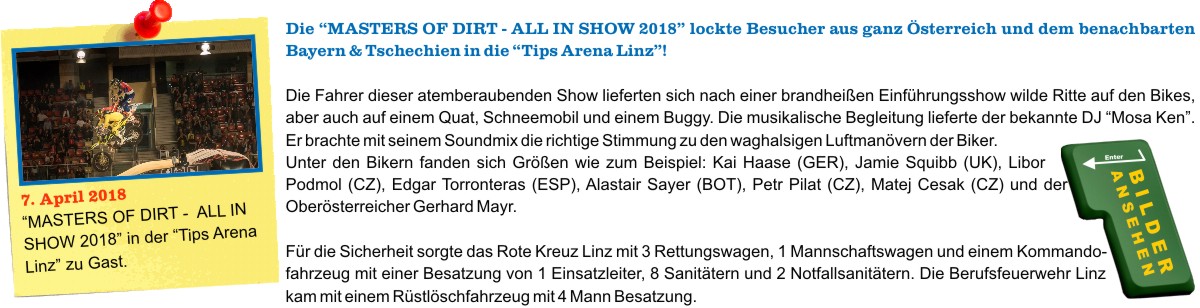 O Fotomagazin  I  Masters of Dirt in der TIPS ARENA LINZ