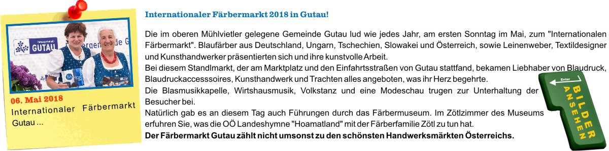 Internationaler Frbermarkt 2018 in Gutau