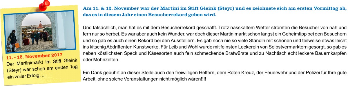 O Fotomagazin  I  Martinimarkt im Stift Gleink bei Steyr